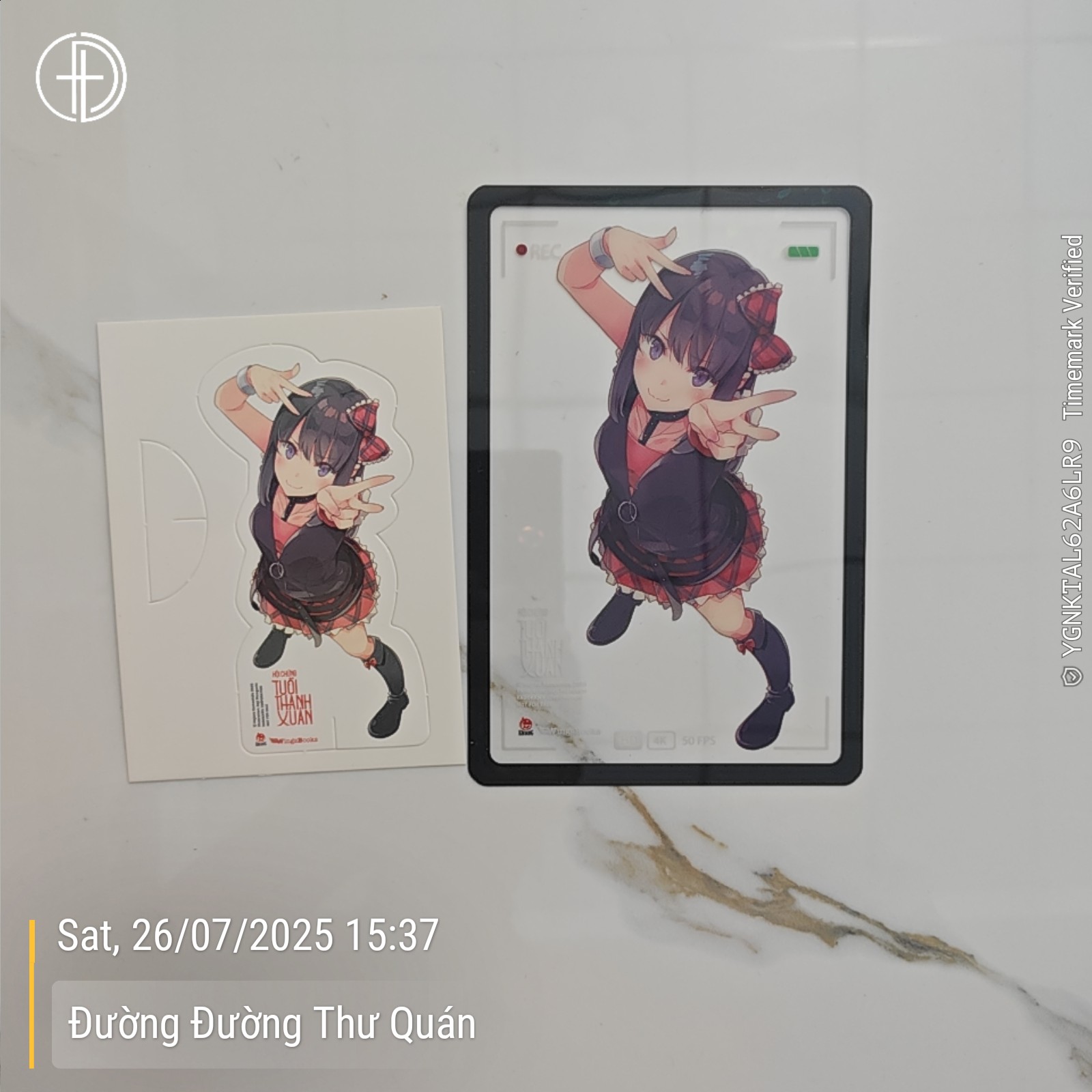 Standee Và Postcard Nhựa PVC Truyện Hội Chứng Tuổi Thanh Xuân - Tập 10